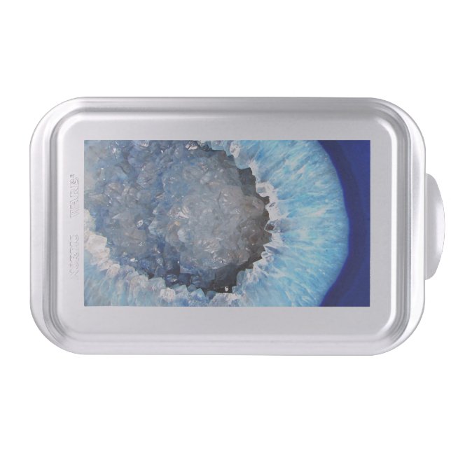 Falln Blue Crystal Geode Cake Pan (Front)
