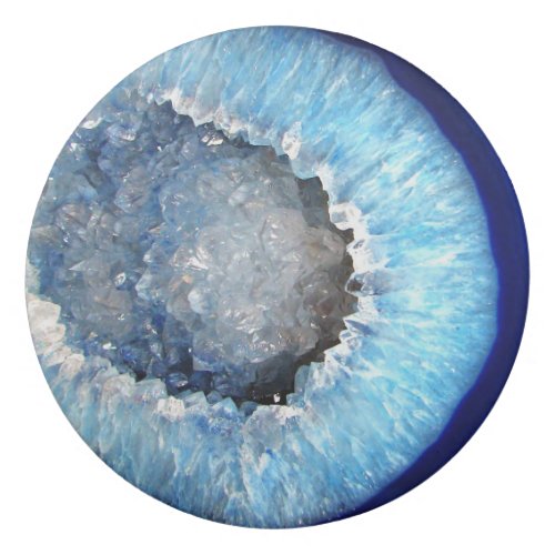 Falln Blue Crystal Geode Eraser