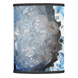 Falln Blue Crystal Geode Lamp Shade