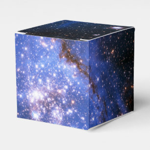 Falln Blue Embrionic Starfield Favor Boxes