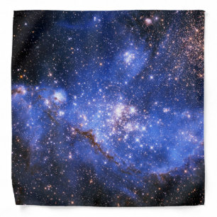 Falln Blue Embrionic Stars Bandana
