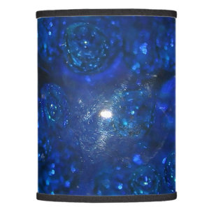 Falln Blue Glass Bubbles Lamp Shade