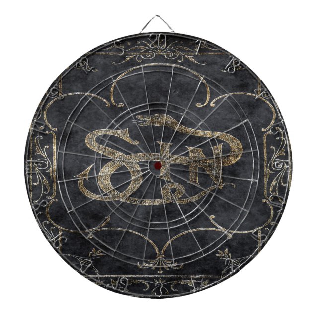Falln Book of Sin Dart Board (Front)