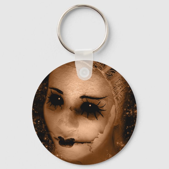 Falln Broken Pierrot Keychain (Front)