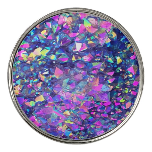 Falln Bubble Crystals Golf Ball Marker (Front)