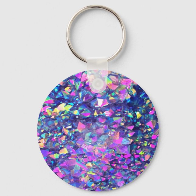 Falln Bubble Crystals Keychain (Front)
