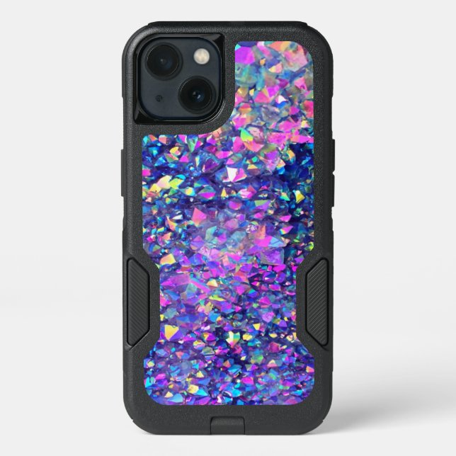 Falln Bubble Crystals Otterbox iPhone Case (Back)