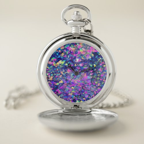 Falln Bubble Crystals Pocket Watch