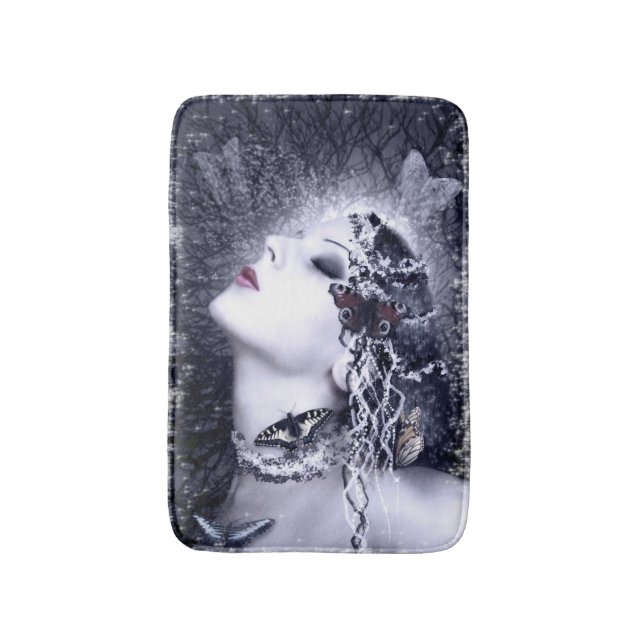 Falln Butterfly Bathroom Mat (Front Vertical)