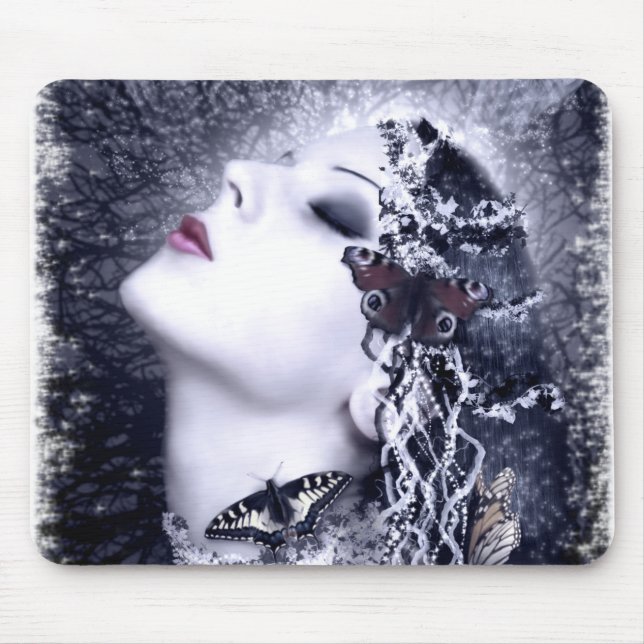 Falln Butterfly Mouse Pad (Front)