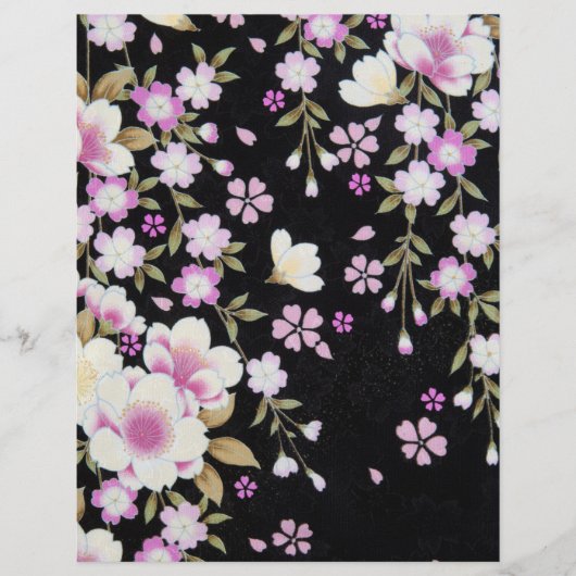 Falln Cascading Pink Flowers (Front)