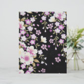Falln Cascading Pink Flowers (Standing Front)