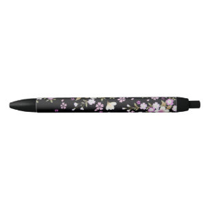Falln Cascading Pink Flowers Pen