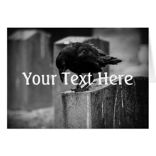 Falln Cemetery Crow Cards (Front Horizontal)