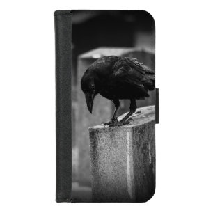 Falln Cemetery Crow iPhone 8/7 Wallet Case