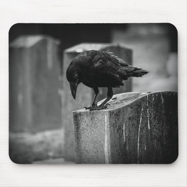 Falln Cemetery Crow Mouse Pad (Front)