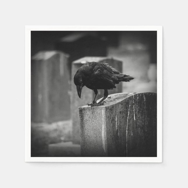 Falln Cemetery Crow Napkins (Front)