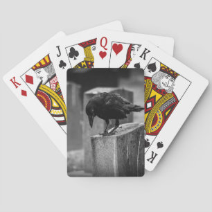 Falln Cemetery Crow Poker Cards