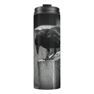 Falln Cemetery Crow Thermal Tumbler