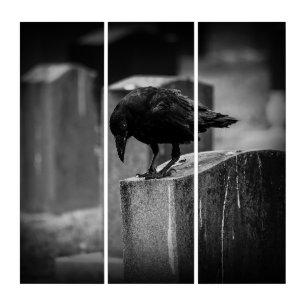 Falln Cemetery Crow Triptych