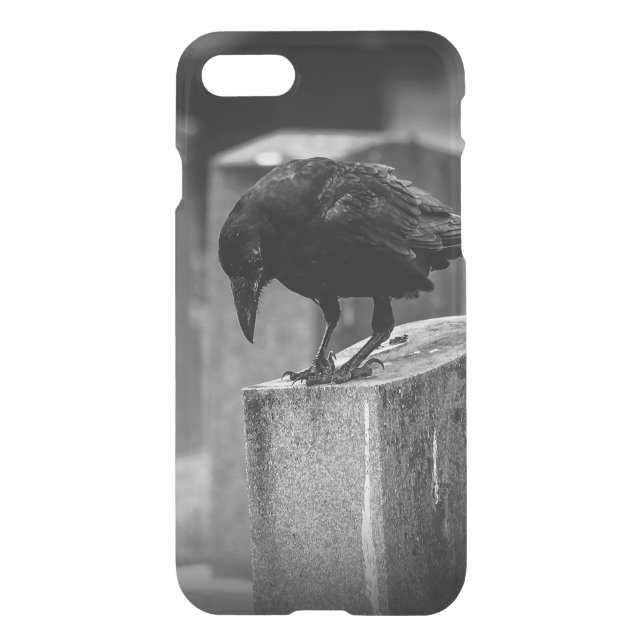 Falln Cemetery Crow Uncommon iPhone Case (Back)