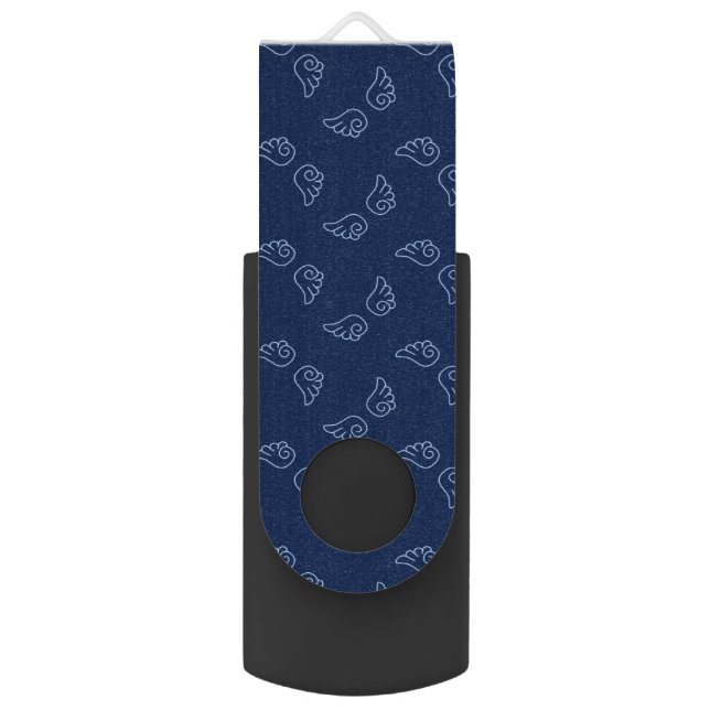 Falln Chibi Angel Wings Flash Drive (Front Vertical)