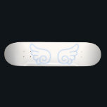 Falln Chibi Angel Wings Skateboard<br><div class="desc">Express your inner Angel!

Click ‘Customize’ to add in your own personalized text,  or change the background colour!</div>