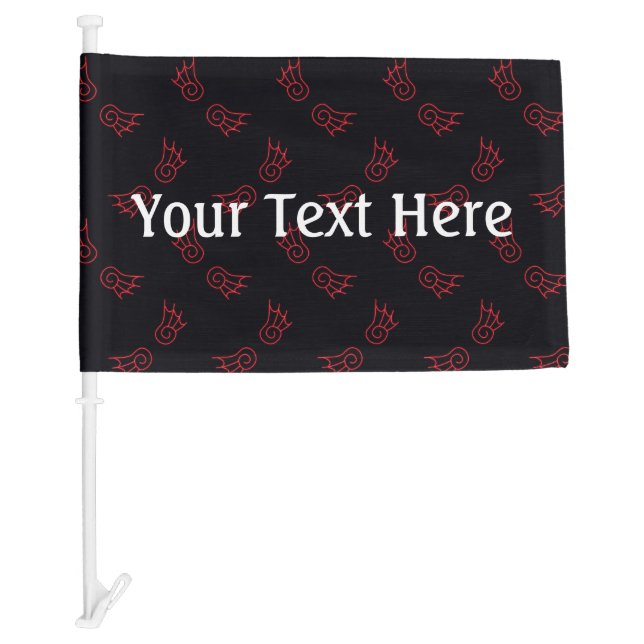 Falln Chibi Demon Wings Car Flag (Front)