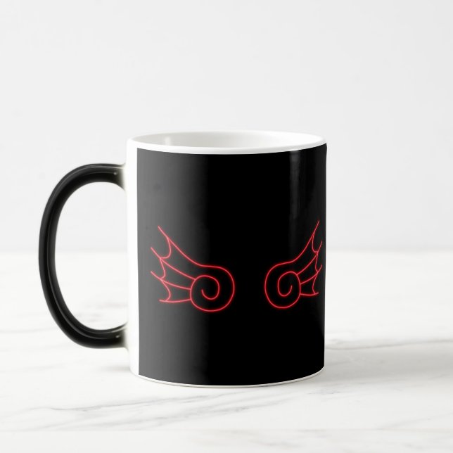 Falln Chibi Demon Wings Color Morph Mug (Left)