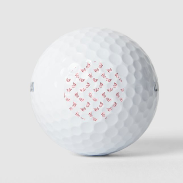 Falln Chibi Demon Wings Golf Balls (Front)