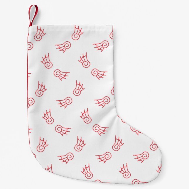 Falln Chibi Demon Wings Small Christmas Stocking (Front)