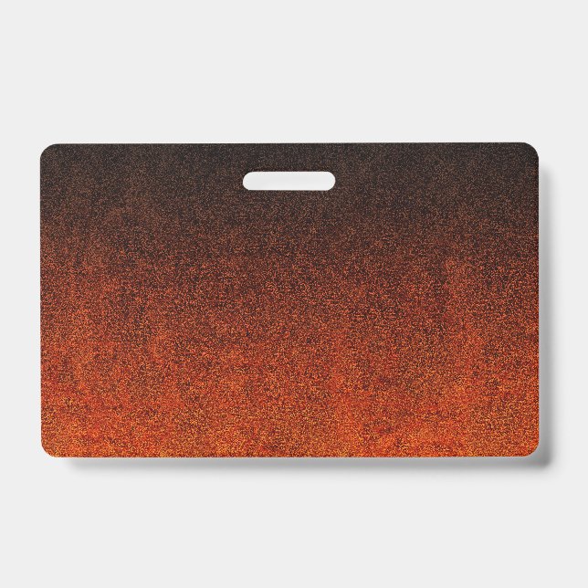 Falln Color & Black Glitter Gradient Badge (Front)