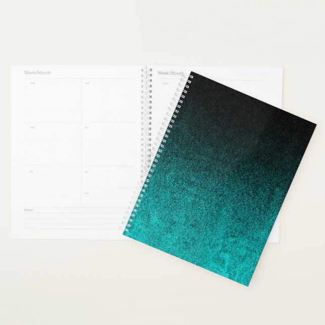 Falln Color & Black Glitter Gradient Planner (Display)