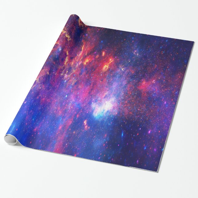 Falln Core of the Milkyway Wrapping Paper (Unrolled)