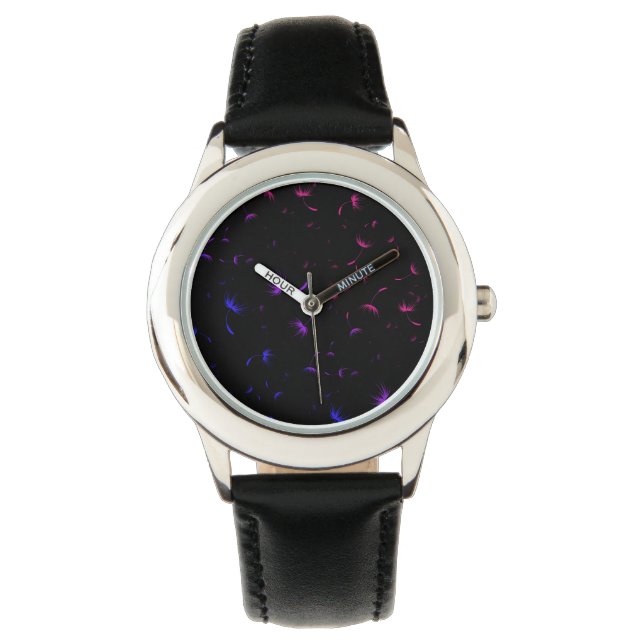 Falln Dandelion Seeds Bisexual Pride Watch (Front)