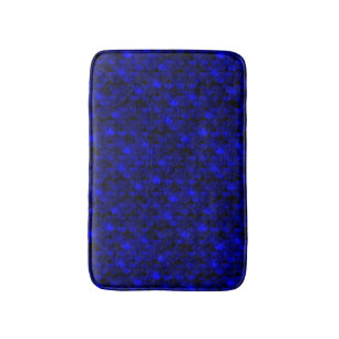 Falln Dark Blue Mermaid Scales Bathroom Mat