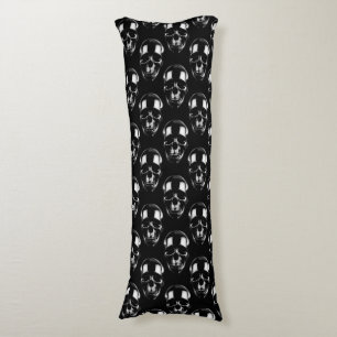 Falln Dark Skulls Body Pillow