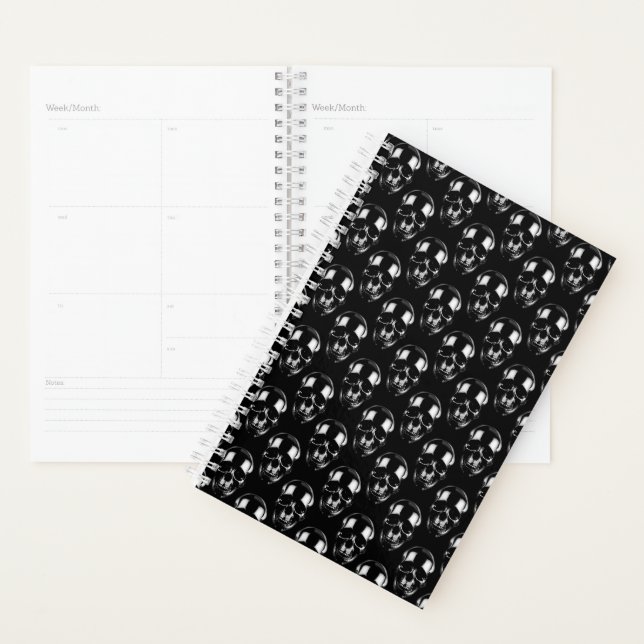 Falln Dark Skulls Planner (Display)
