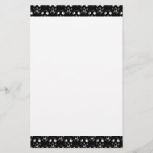 Falln Dark Skulls Stationery
