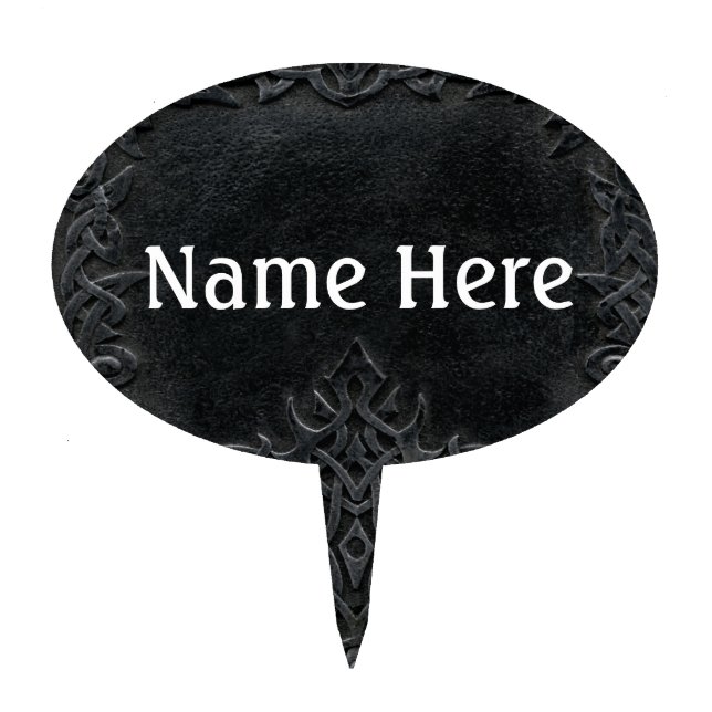 Falln Dark Tribal Cake Topper (Front)