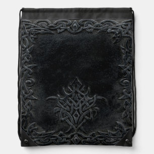Falln Dark Tribal Drawstring Bag
