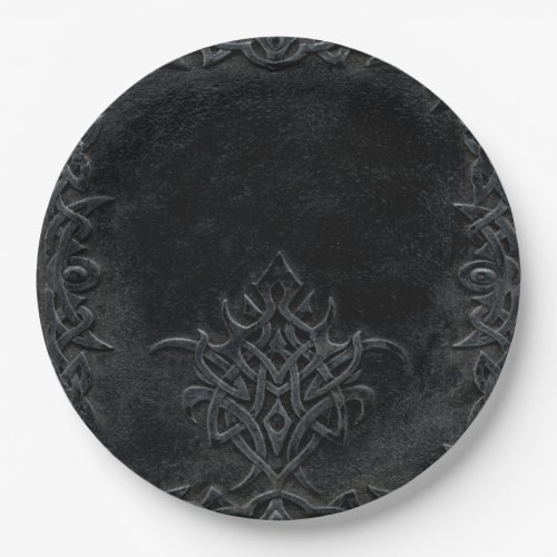 Falln Dark Tribal Paper Plates