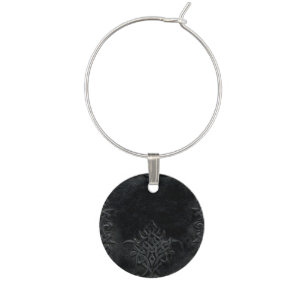 Falln Dark Tribal Wine Glass Charm