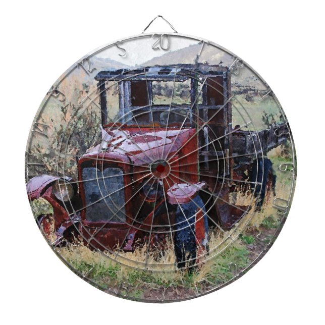 Falln Days Gone By Dart Board (Front)
