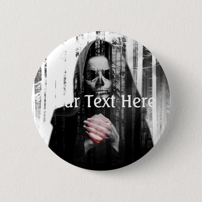 Falln Death Waits Button (Front)