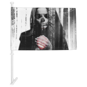 Falln Death Waits Car Flag