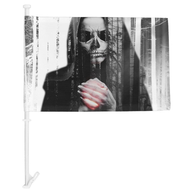 Falln Death Waits Car Flag (Front)