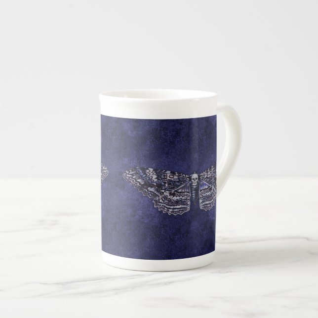 Falln Deathshead Moth Bone China Mug (Front Right)