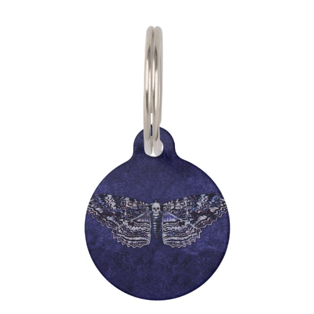 Falln Deathshead Moth Pet ID Tag (Front)