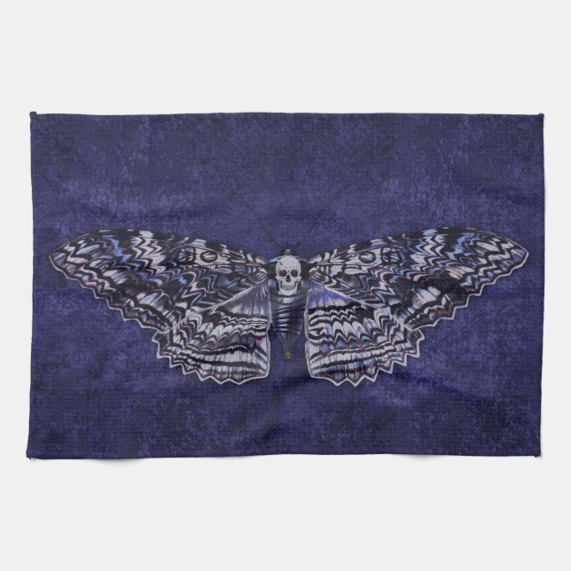 Falln Deathshead Moth Towel (Horizontal)